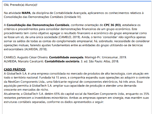 A GlobalTech S.A. é uma empresa consolidada